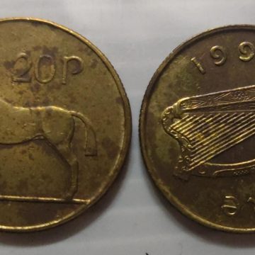 IRELAND 20 PENCE 1996(USED)