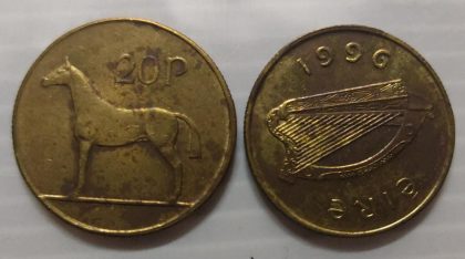 IRELAND 20 PENCE 1996(USED)