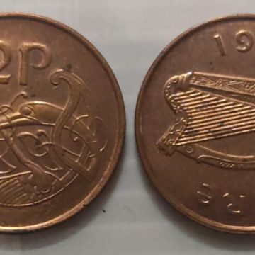 IRELAND 2 PENCE 1995(USED)