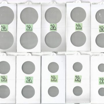 Coin Holders (Sizes 1 to 0, 50 Pieces Each) Pack of 10