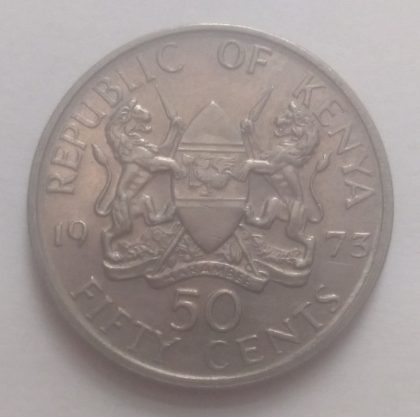 KENYA 50 CENT 1973(used)