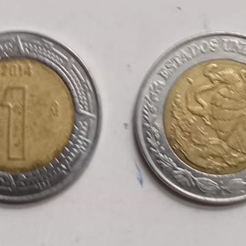 MEXICO 1 DOLLAR 2014(used)