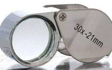 Magnifier - 30 X 21mm magnification Steel Body