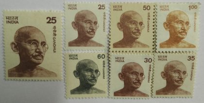 Definitive Mahatma Gandhi Full Set of 6 (Df) (Excl D142)