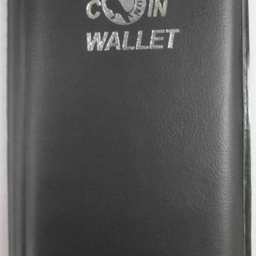 Medium Coin Wallet with Coin Holders -Fine Quality-Fresh Stock 10 pages / 80 Capacity (FC)