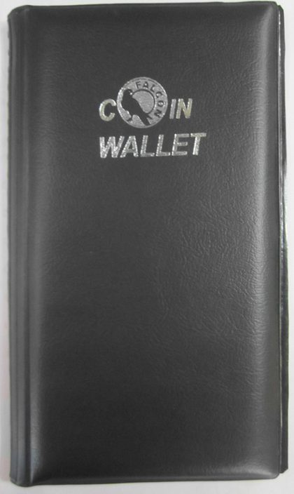 Medium Coin Wallet with Coin Holders -Fine Quality-Fresh Stock 10 pages / 80 Capacity (FC)