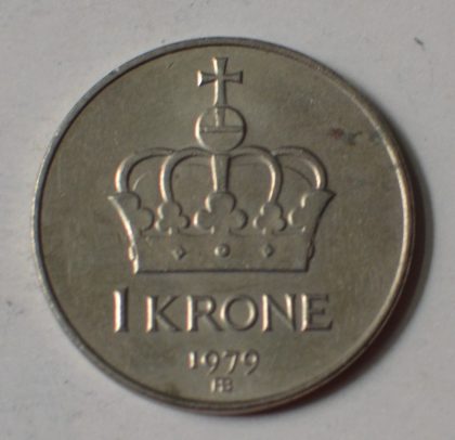 NORWAY_1 KRONE_1979 (used) - Image 2