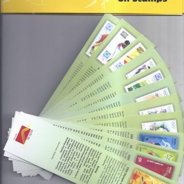 Bookmarks Depicting Stamps Olympics Theme