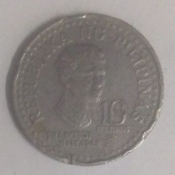 PILIPINAS 10 CENTIMOS 1980(used)