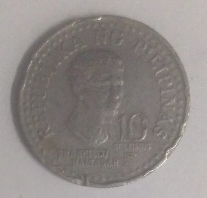 PILIPINAS 10 CENTIMOS 1980(used)
