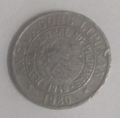PILIPINAS 10 CENTIMOS 1980(used) - Image 2