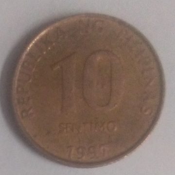 PILIPINAS 10 SENTIMOS 1997(used)