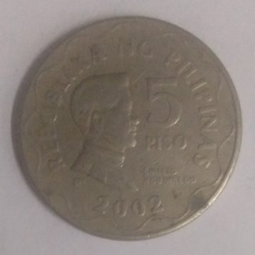PILIPINAS 5 PISO 2002(used)