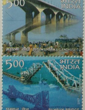 Landmark Bridges (Vertical strip) (Indian Setenants)