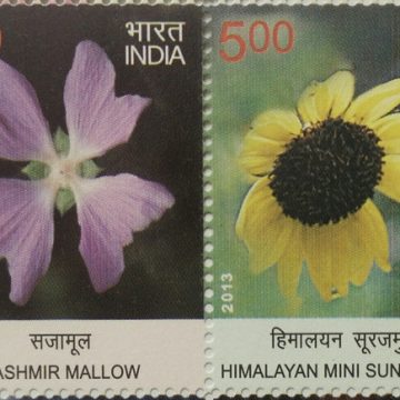 Wild Flowers of India (Horizontal strip) (Indian Setenants)