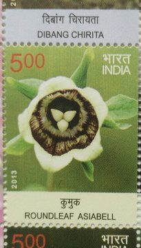 Wild Flowers of India (Vertical strip) (Indian Setenants)