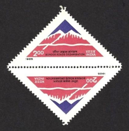 Border Roads Tete Beche Pair (Indian Setenants)