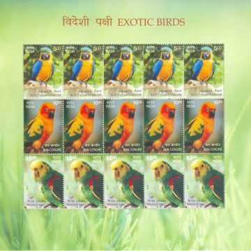 Exotic Birds (Set of 2 Sheetlets)