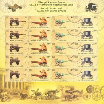 Bullock & Horse Carriage Means of Transport (Sheetlets)
