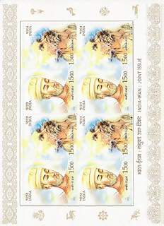 India Iran Joint Issue (Sheetlets)