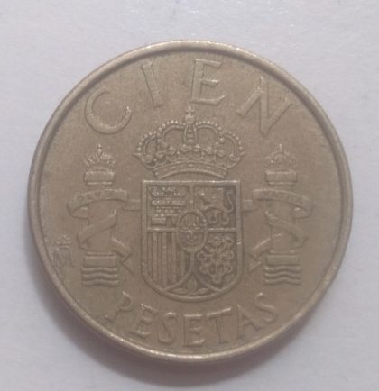 SPAIN 100 PESTAS 1982(used) - Image 2