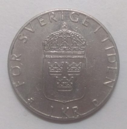 SWEDEN 1 KRONA 1989(used)