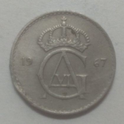 SWEDEN 10 ORE 1967(used) - Image 2
