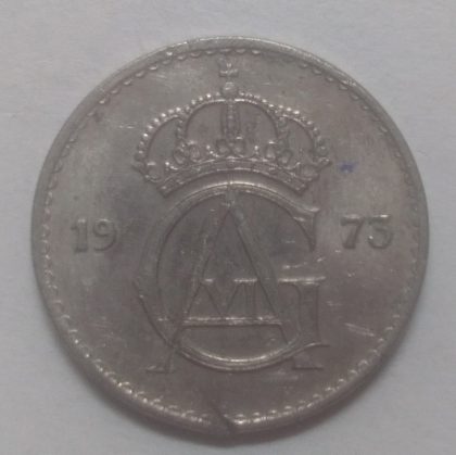 SWEDEN 25 ORE 1973(used) - Image 2