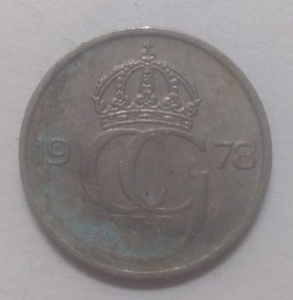 SWEDEN 25 ORE 1978(used) - Image 2
