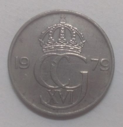 SWEDEN 25 ORE 1979(used) - Image 2