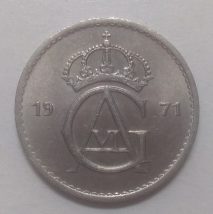 SWEDEN 50 ORE 1971(used) - Image 2