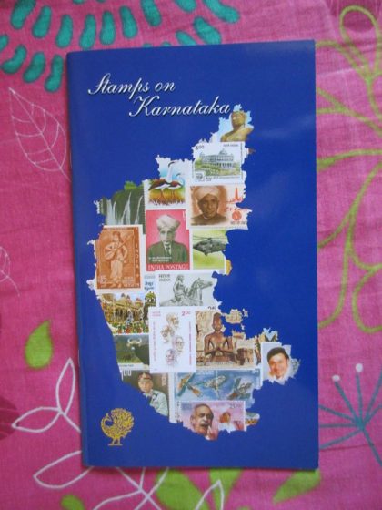 Stamps of Karnataka. Issued by Karnataka Postal Department (Book)