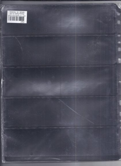 Stamp Stock Sheet,Imported Taiwan CHUYU Brand 5 Divider I Pack(5 Sheets) B to B