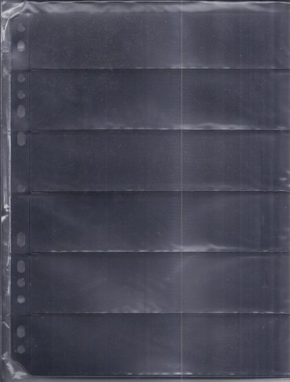 Stamp Stock Sheet,Imported Taiwan CHUYU Brand 6 Divider I Pack(5 Sheets) B to B
