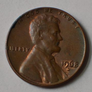 U.S.A. 1-CENT 1968 (used)