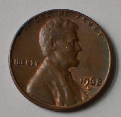 U.S.A. 1-CENT 1968 (used)