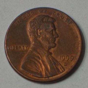 U.S.A. 1-CENT 1999 (used)