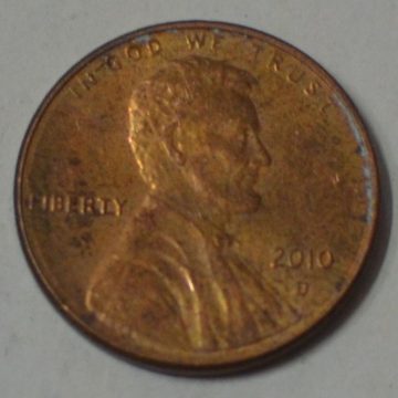 U.S.A. 1-CENT 2010 (used)