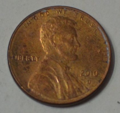U.S.A. 1-CENT 2010 (used)