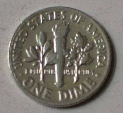 U.S.A. 1-DIME 1970 polished (Used) - Image 2