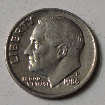 U.S.A. 1-DIME 1986 (Used)