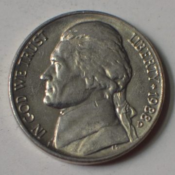 U.S.A. 5- CENT 1988(used)