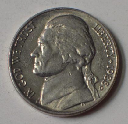 U.S.A. 5- CENT 1988(used)