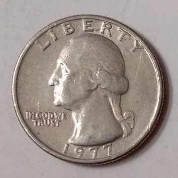 U.S.A. _QUARTER DOLLAR 1977(used)