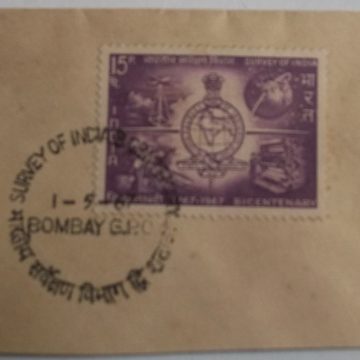 01 May.'67 Survey of India Bicentenary(Survey Emblem and Activities). 1st Day Cancellation