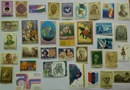 1973 Complete year pack 34 Stamp