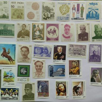 1980 Complete year pack 39 Stamp (Hinged/Gum washed)