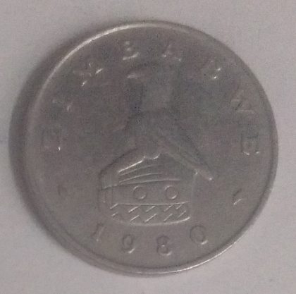 ZIMBABWE 10 CENTS 1980(used)