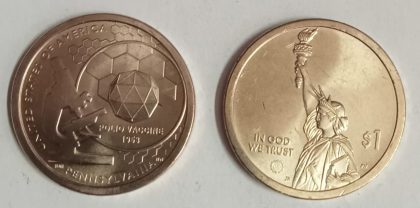 1 Dollar Polio Vaccine 2019(UNC)