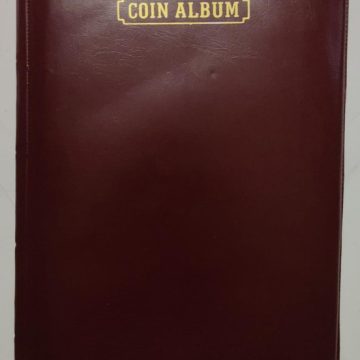 Medium Coin Album without coin holders-Fine Quality-Fresh Stock 10 Pages /150 capacity